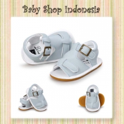 Sepatu Sandal Gesper Blue  large